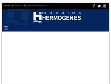 Tablet Screenshot of muebles-hermogenes.com